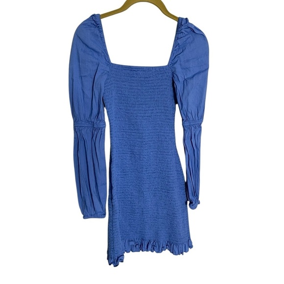 Gianni Bini Blue Ruched Bodycon Dress XS - Picture 2 of 4